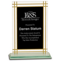 7 1/2" Contemporary Glass Full Border Award